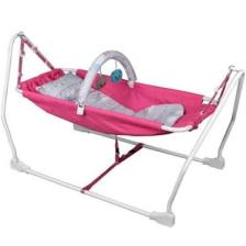 Norfolk Baby Sleep Oyuncaklı Sallanır Bebek Beşiği - Hamak Beşik - Fuşya