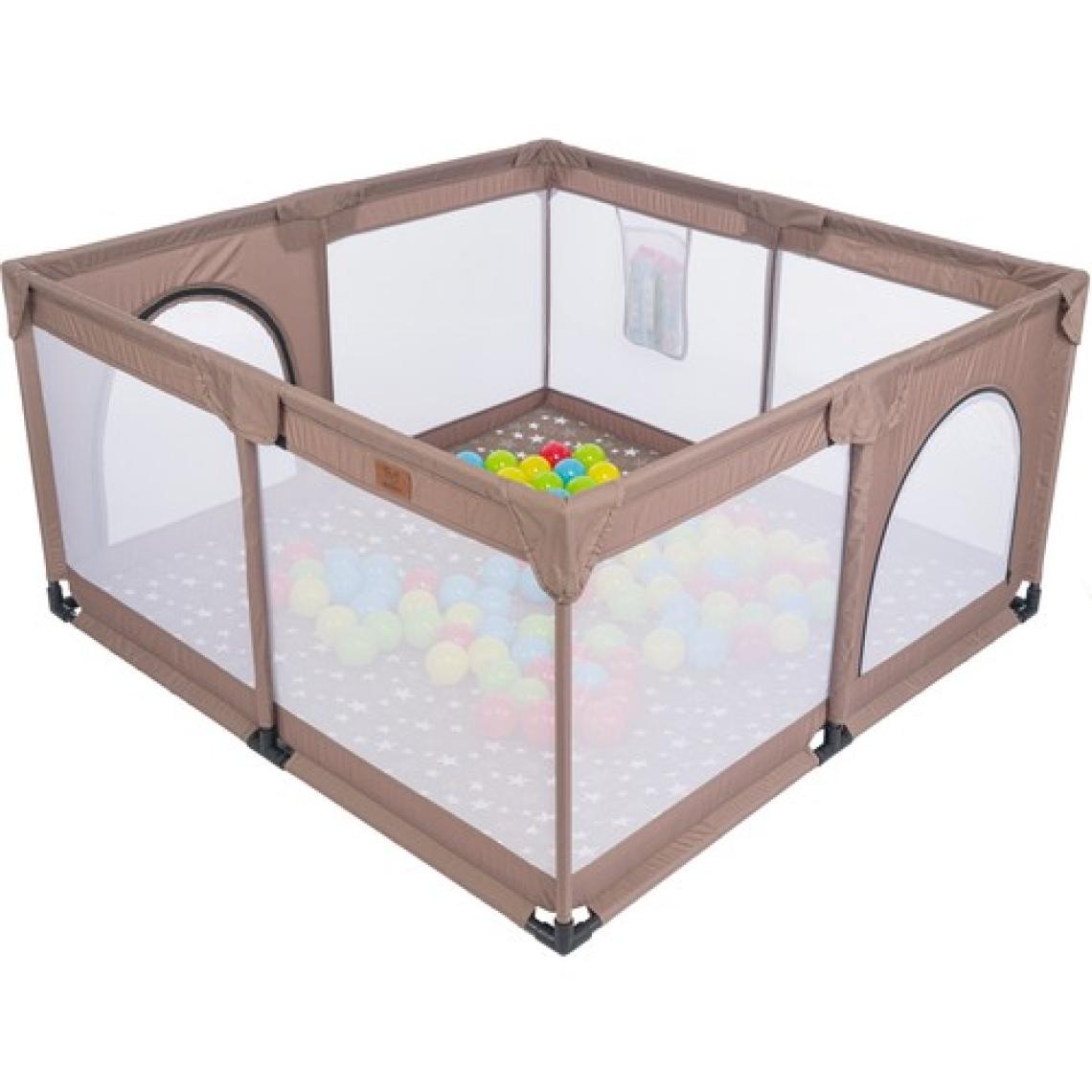 Mamma Playard Güvenli Bebek ve Çocuk Oyun Alanı Oyun Parkı 125X125 Oyun Matı ve Topları