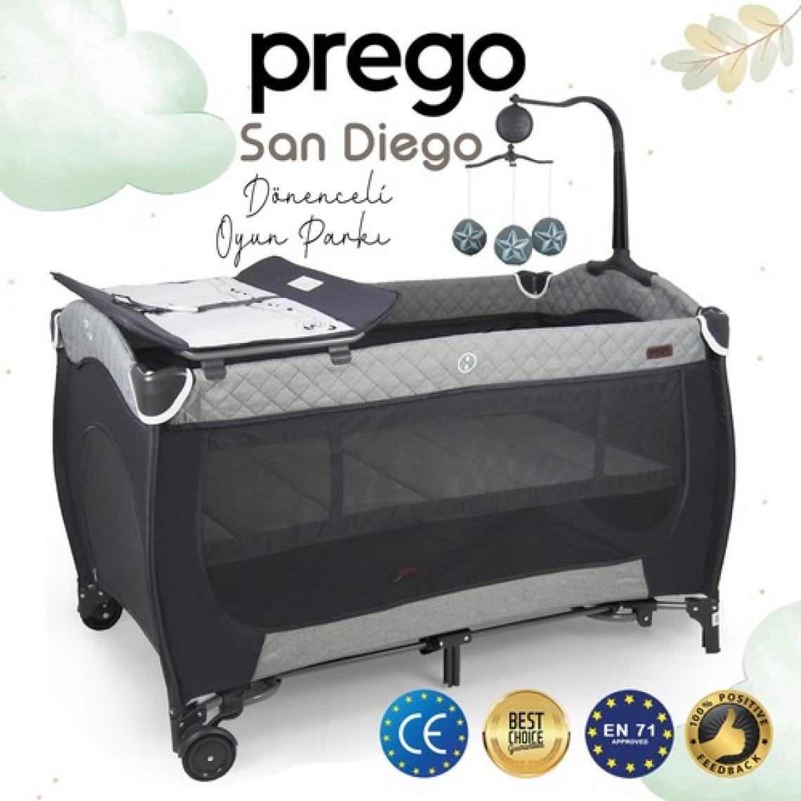 Prego San Diego Oyun Parkı Gri 70*120 cm 8029