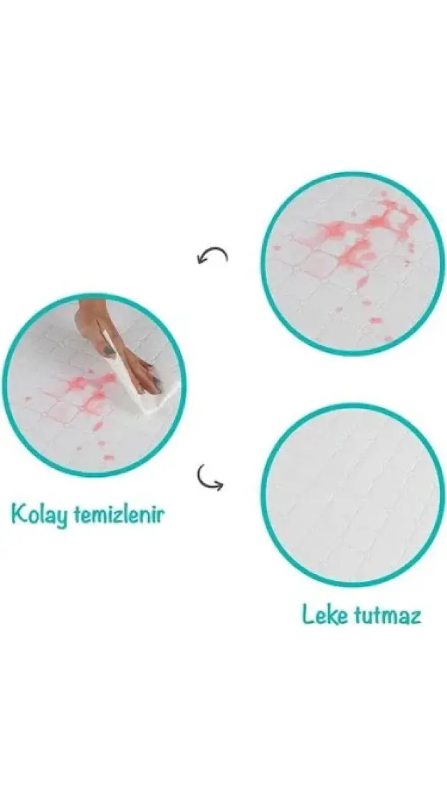 Babyness Bebek Oyun Parkı Yatağı Sıvı Geçirmez Leke Tutmaz Sünger Yatak