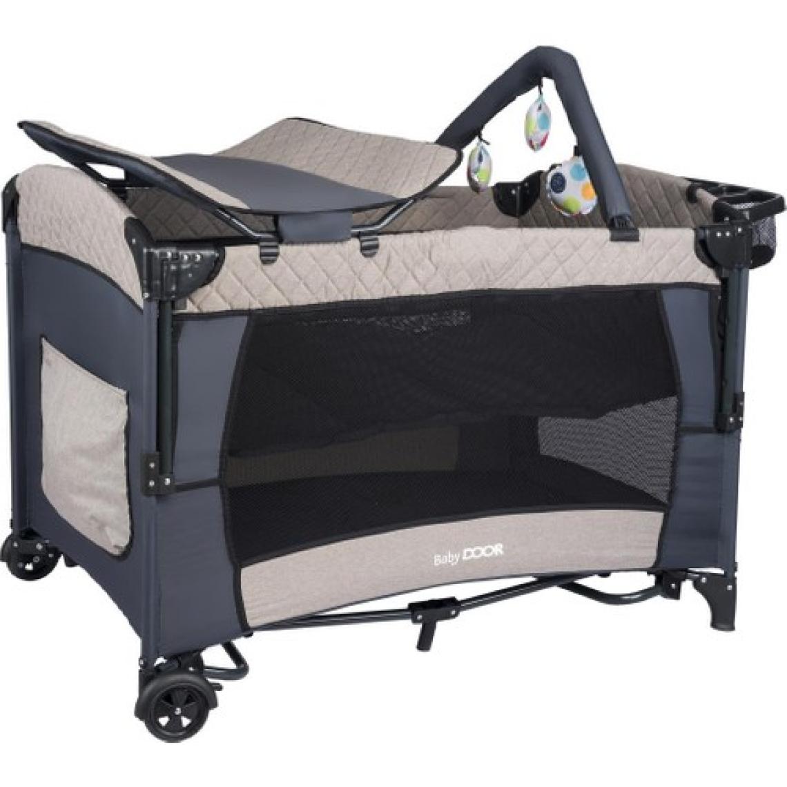 Babydoor Mia Comfort Anne Yanı Park Yatak Oyun Parkı 70X110 +Yatak Bej