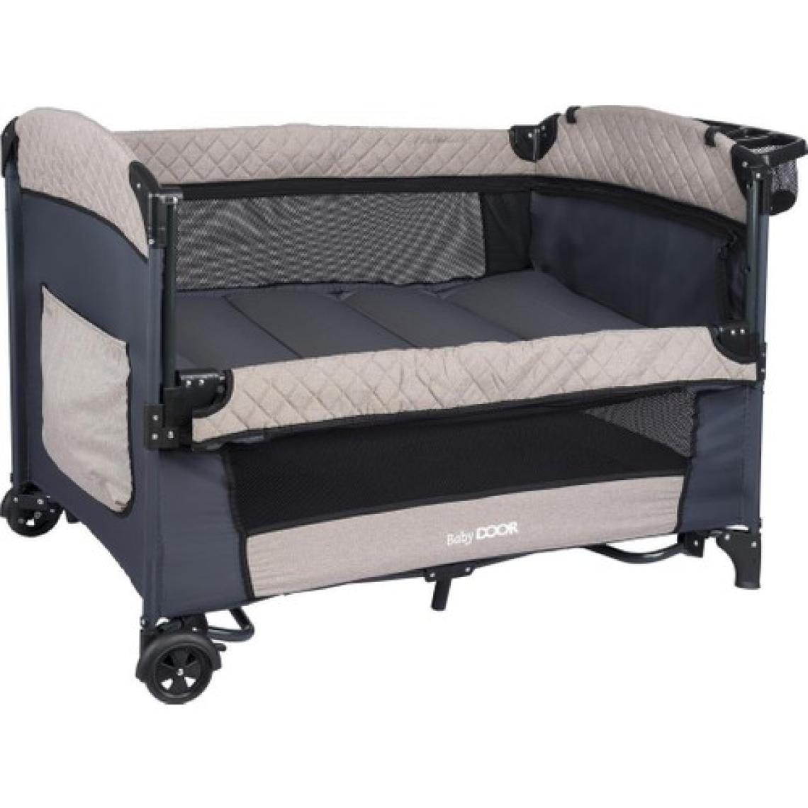 Babydoor Mia Comfort Anne Yanı Park Yatak Oyun Parkı 70X110 +Yatak Bej