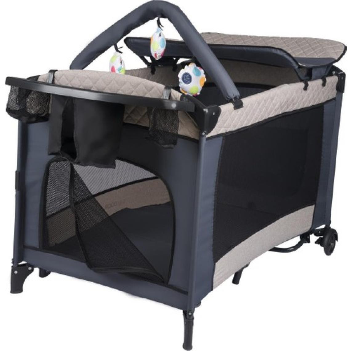 Babydoor Mia Comfort Anne Yanı Park Yatak Oyun Parkı 70X110 +Yatak Bej