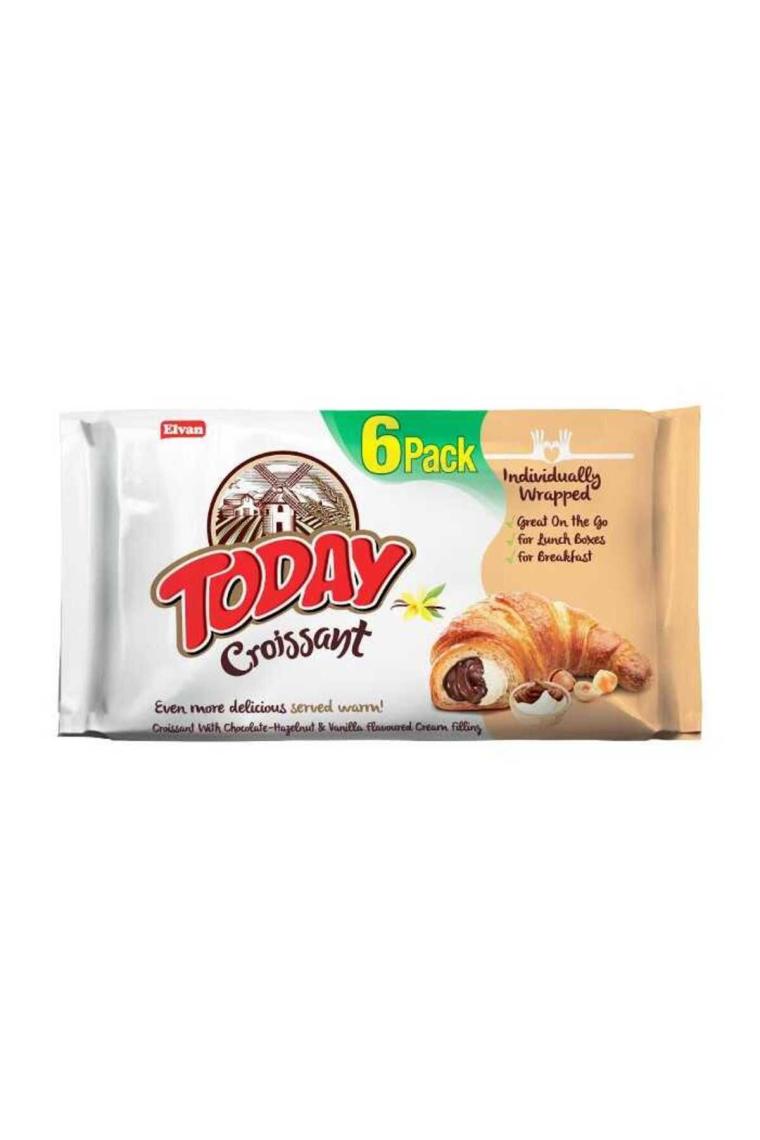 Today Kruvasan Çikolata Vanilyalı 40 Gr. 6 Adet (1 Kutu)