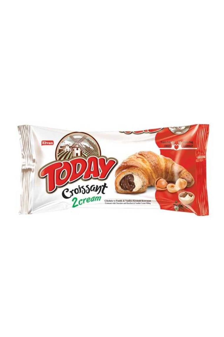 Today Kruvasan Çikolata Vanilyalı 40 Gr. 6 Adet (1 Kutu)