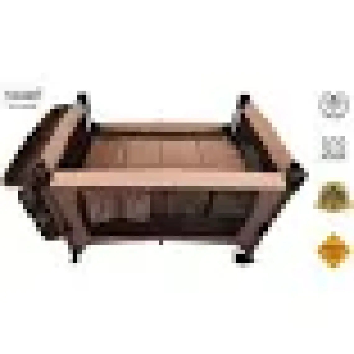 Holmer Maxi Comfort Coolstyle Anne Yanı Deluxe Kumaş Cibinlikli Oyun Parkı 70x110cm