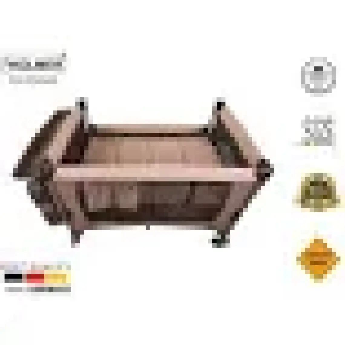 Holmer Maxi Comfort Coolstyle Anne Yanı Deluxe Kumaş Cibinlikli Oyun Parkı 70x110cm