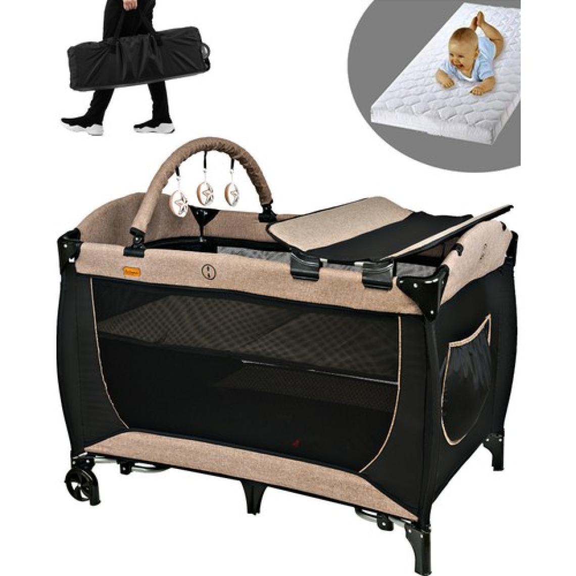 Baby Home 560 Golite 70X110 Bebek Oyun Parkı Yatak Sepet Beşik Sünger Yatak Hediye