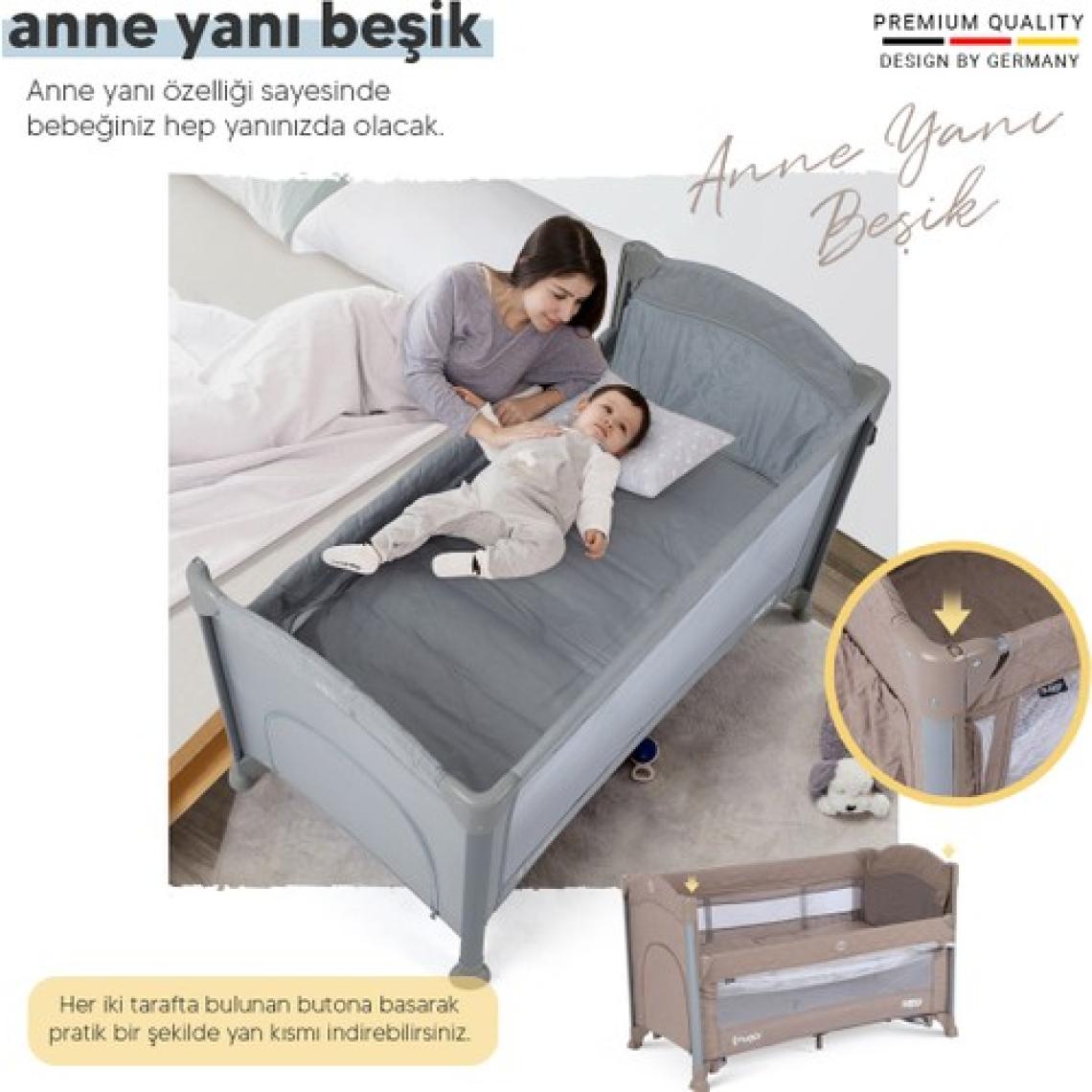 Huggy Napp 8 In 1 Anne Yani Park Yatak Oyun Parkı+Yatak