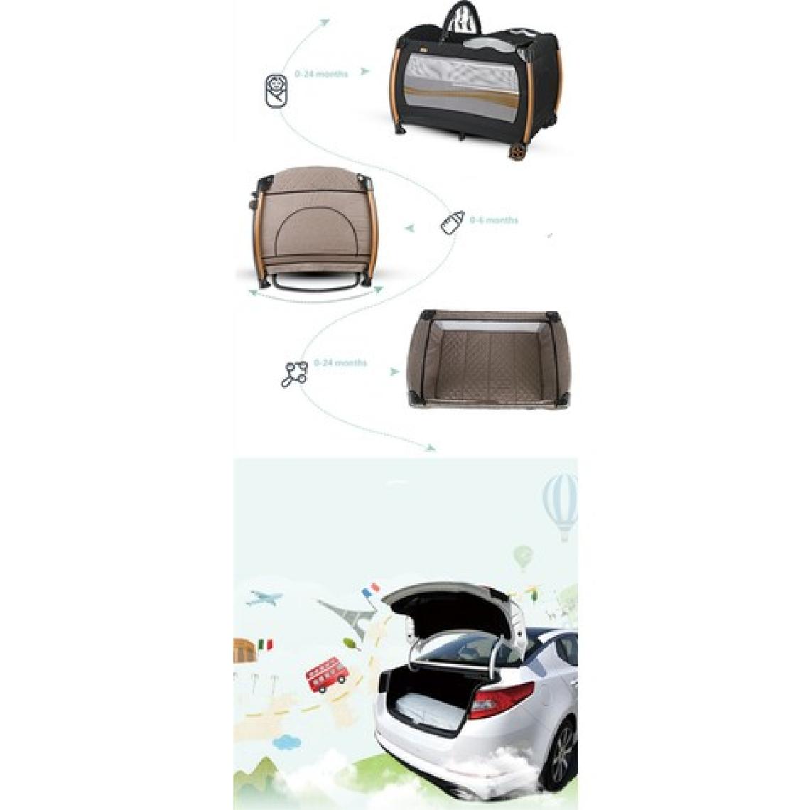 Baby Home 600 Nanny 70x110 Bebek Oyun Parkı Park Yatak Beşik