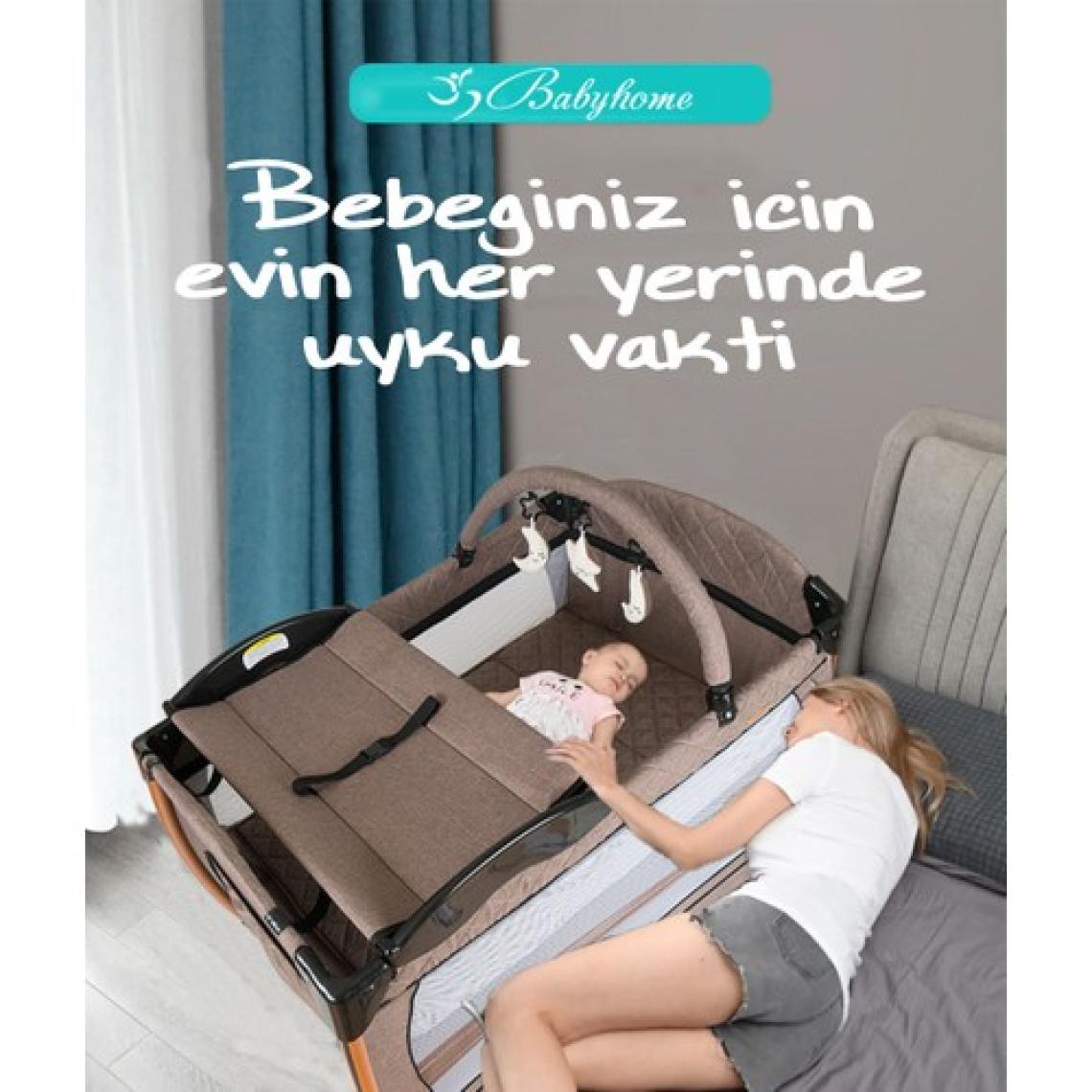 Baby Home 600 Nanny 70x110 Bebek Oyun Parkı Park Yatak Beşik