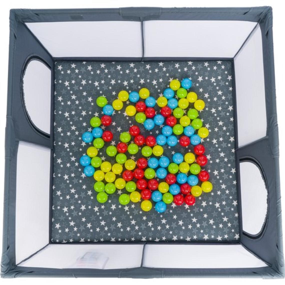 Mamma Playard Güvenli Bebek ve Çocuk Oyun Alanı Oyun Parkı 125X125 Oyun Matı ve Topları