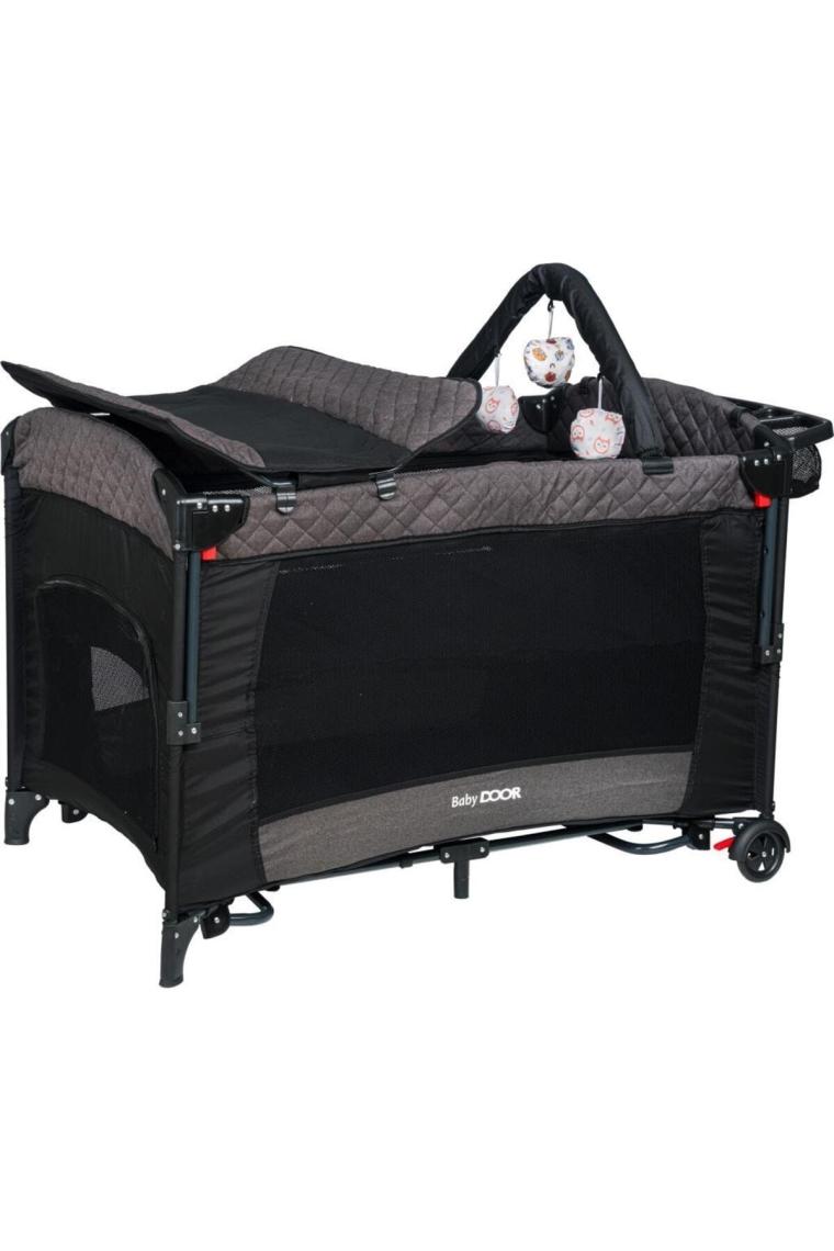 Babydoor Mia Comfort 70x110 cm Anne Yanı Park Yatak Antrasit