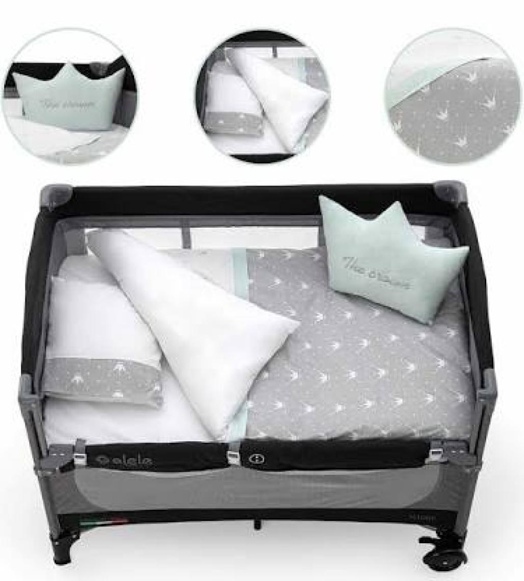 Elele Elelelife Letto 6 Parça Park Yatak Bebek Uyku Seti