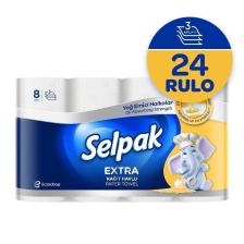 Selpak Extra Yağ Emici 24'lü Kağıt Havlu