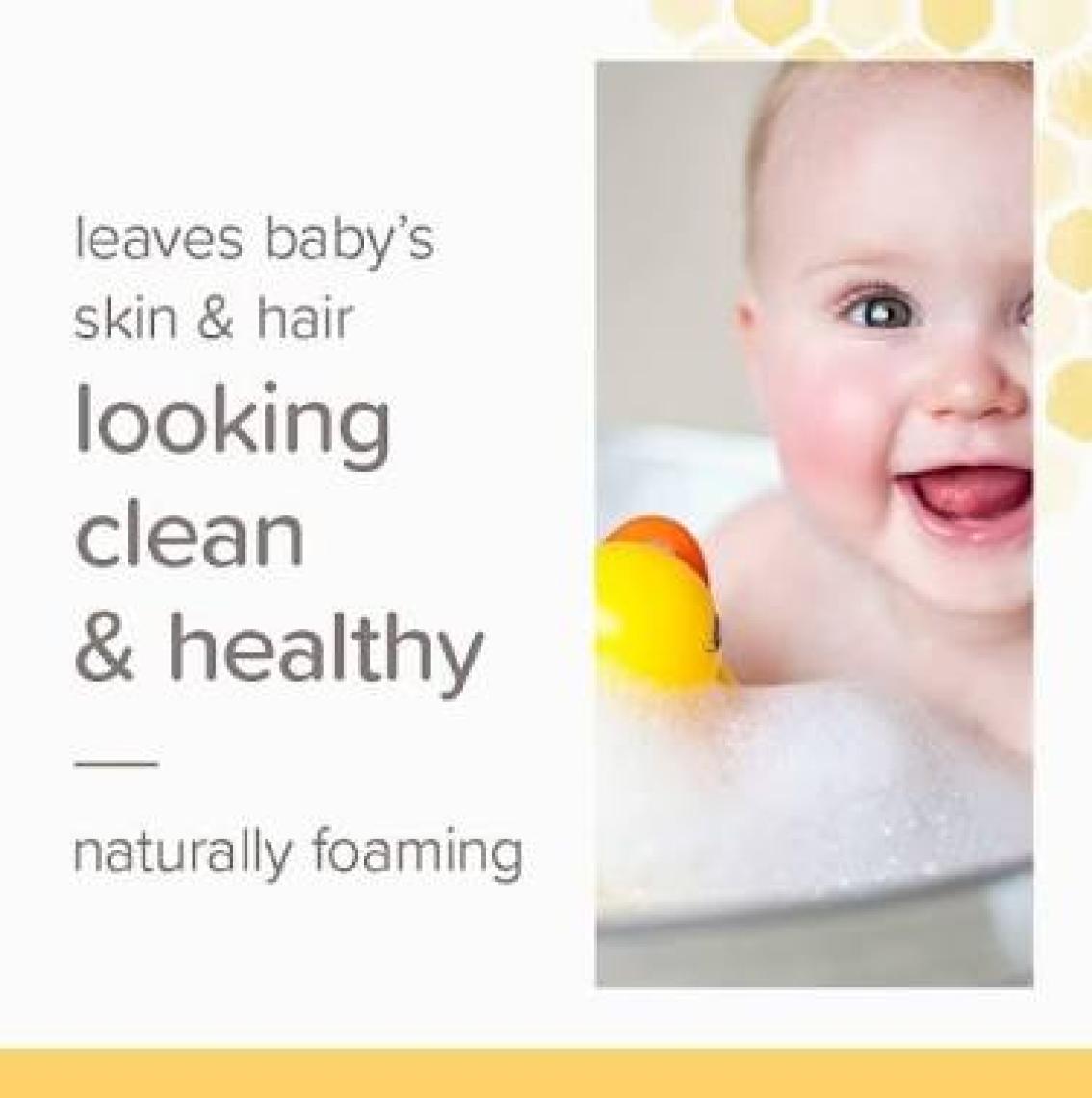 Burt's Bees Burts Bees Bebek Saç-Vücut Şampuanı ve Banyo Köpüğü  - Baby Bee Bubble Bath 350 Ml