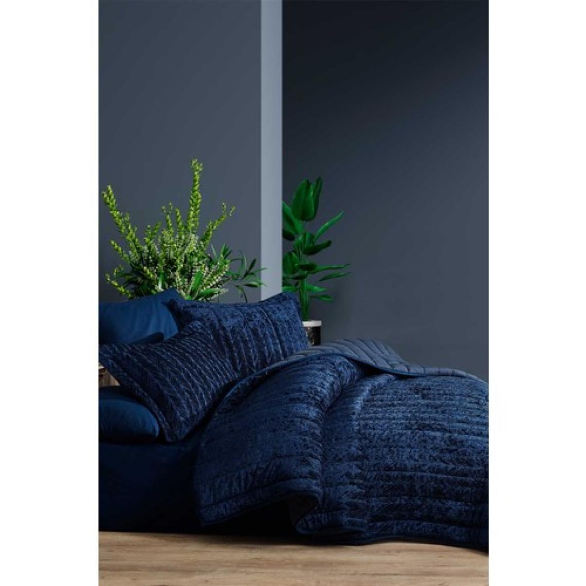 Elart Elart comfort Yeni Nesil Uykuseti - 3 Parça Velvet Lacivert (230X220CM)