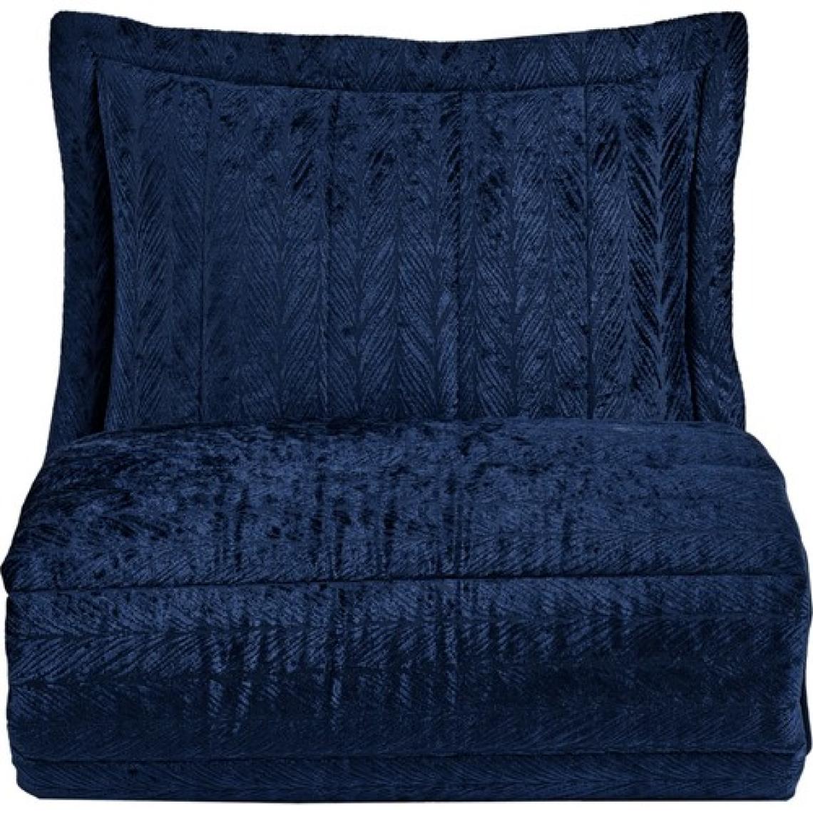 Elart Elart comfort Yeni Nesil Uykuseti - 3 Parça Velvet Lacivert (230X220CM)