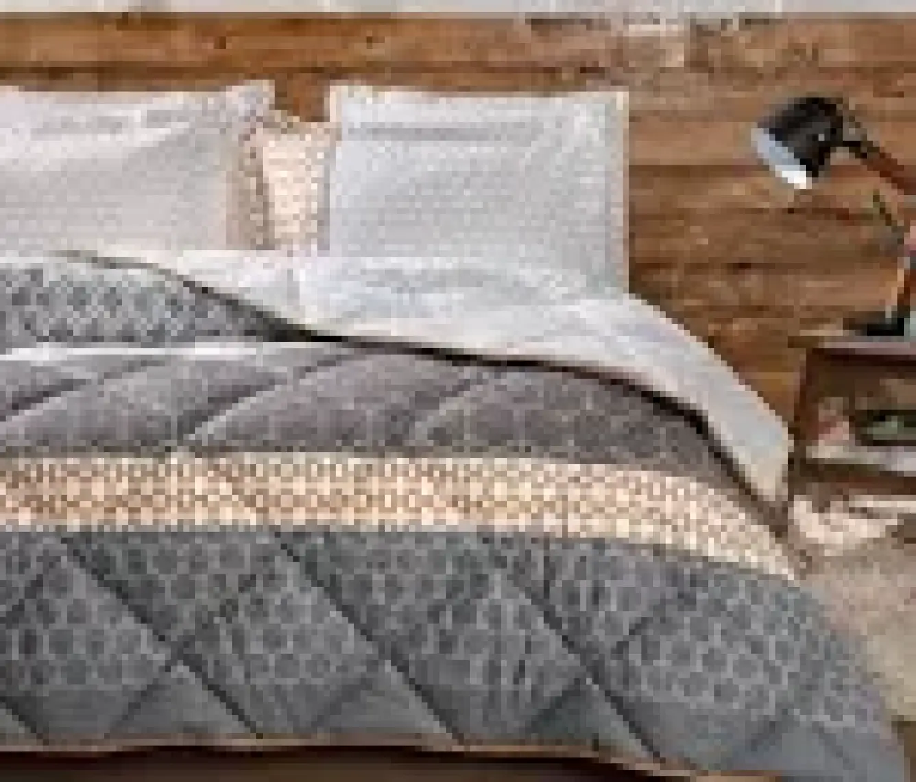 Yataş Bedding Taren Çift Kişilik %100 Pamuk Desenli Uyku Seti 195x215 cm – Yumuşak, Nefes Alabilir ve Konforlu