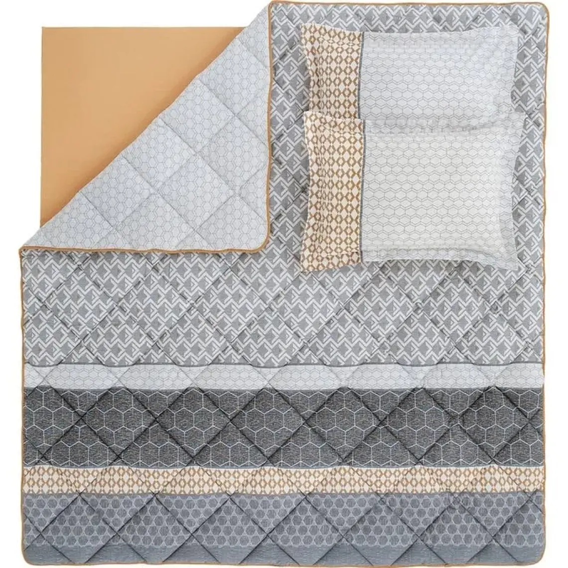 Yataş Bedding Taren Çift Kişilik %100 Pamuk Desenli Uyku Seti 195x215 cm – Yumuşak, Nefes Alabilir ve Konforlu