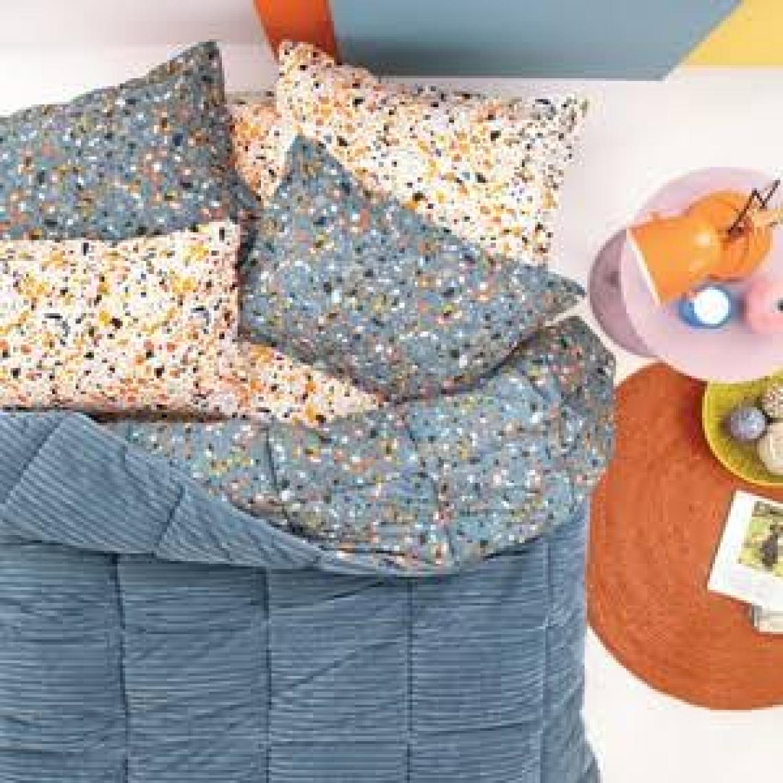 Yataş Bedding Terazzo Tek Kişilik Triola Set - Indigo