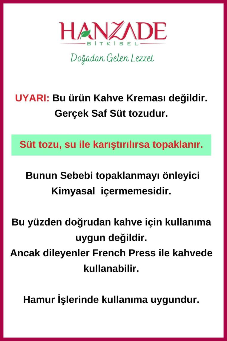 Saf Süt Tozu 1 Kg