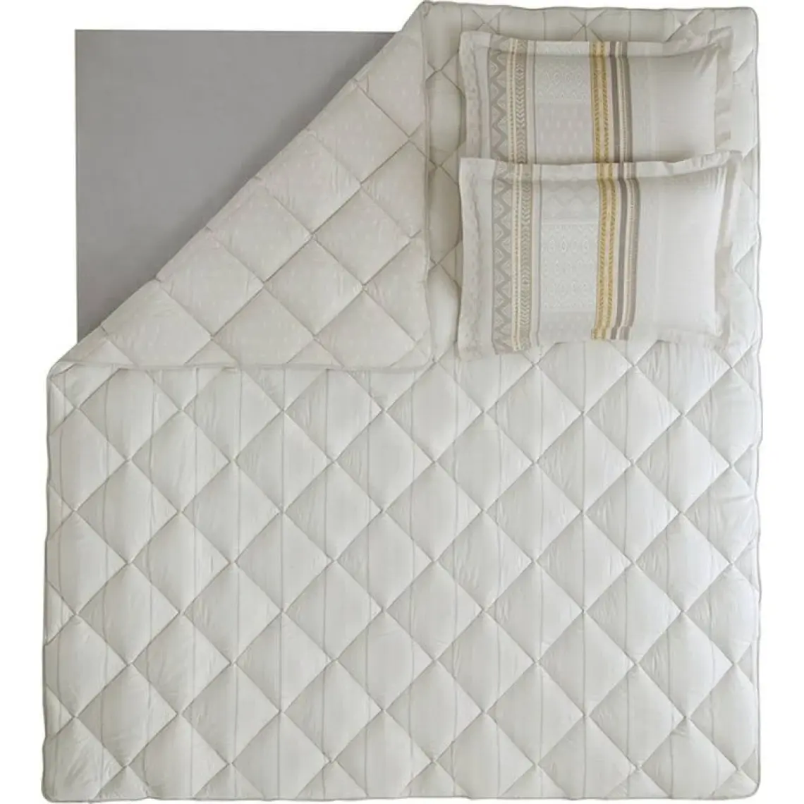Yataş Bedding Pamena Tek Kişilik Pamuk Uyku Seti 155x215 cm – Çizgili Gri, Terletmeyen ve Çift Taraflı Tasarım