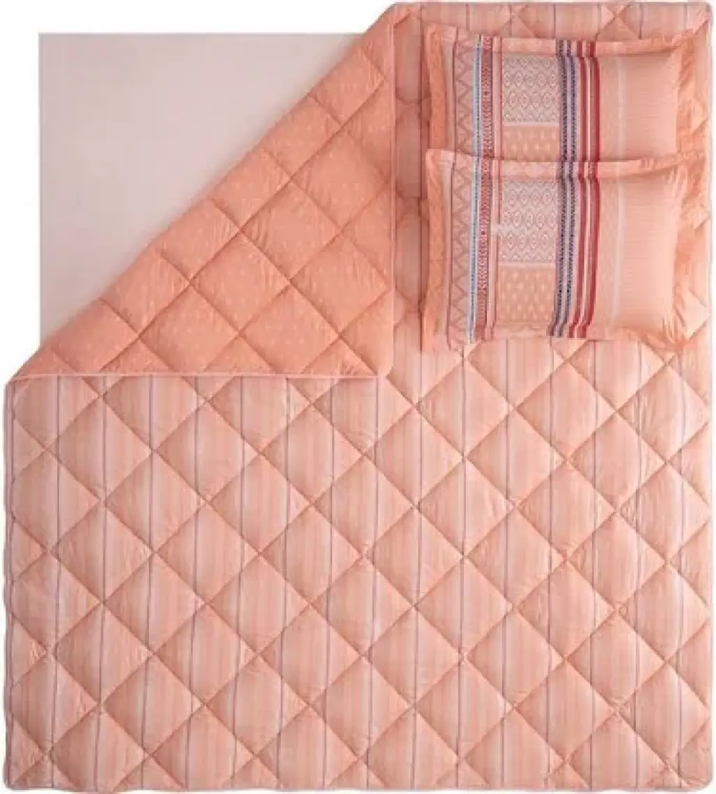 Yataş Bedding Pamena Çift Kişilik Uyku Seti - Somon