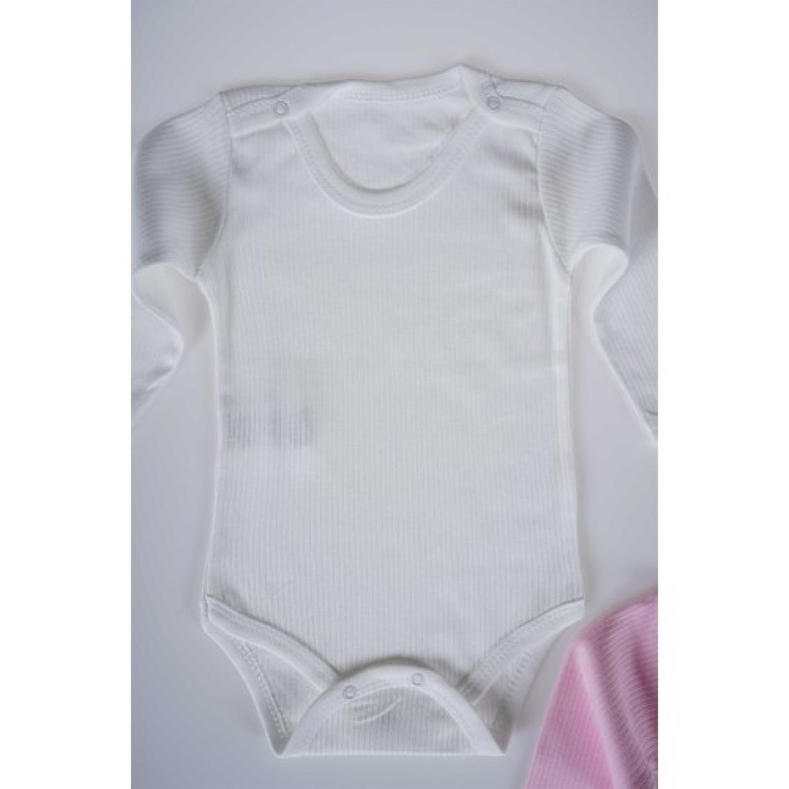Miniko Kids Yeni Sezon Kız Erkek Bebek Çocuk Uzun Kol Pamuk Fitilli Badi Zıbın