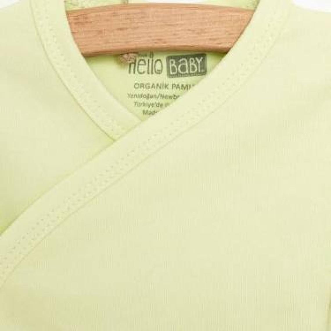 Hellobaby Yenidoğan Organik Zıbın-Şapka-Patikli Alt Unisex