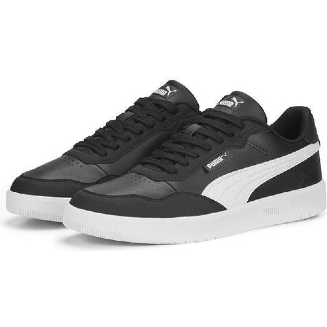 Puma 389371 02 Court Ultra Lite Siyah-Beyaz Erkek Spor Ayakkabı