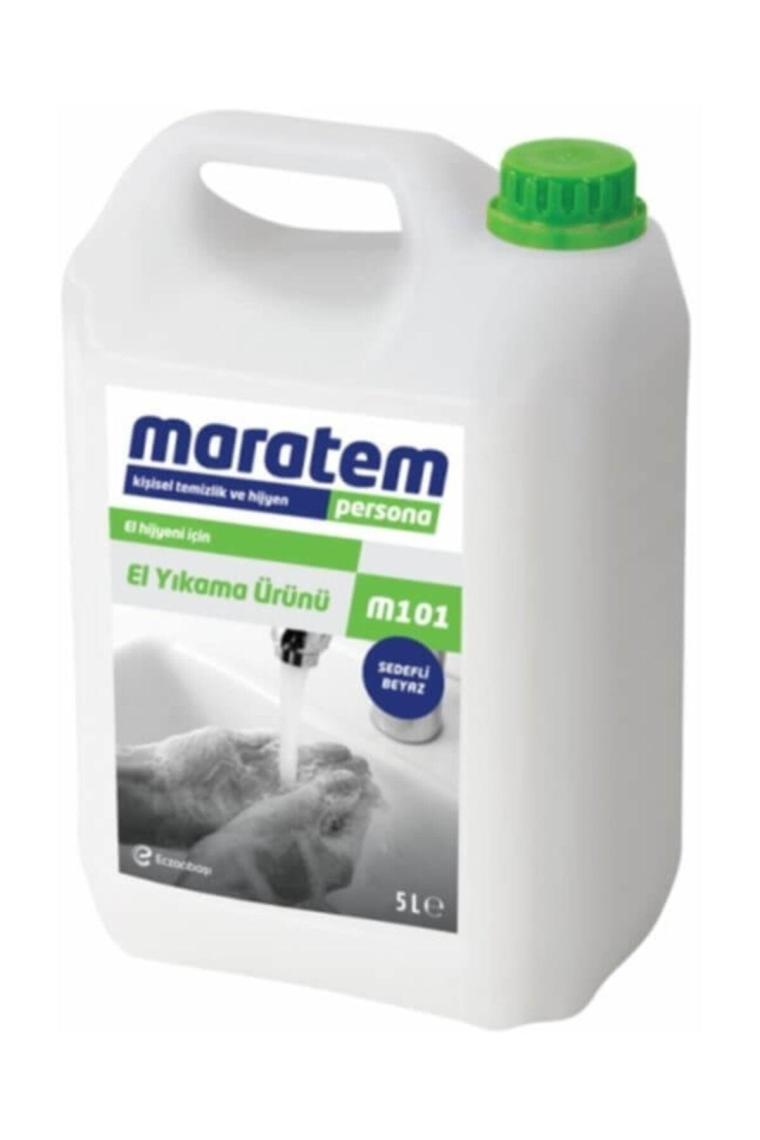 Maratem M101 Sedefli Beyaz 5 lt Sıvı Sabun