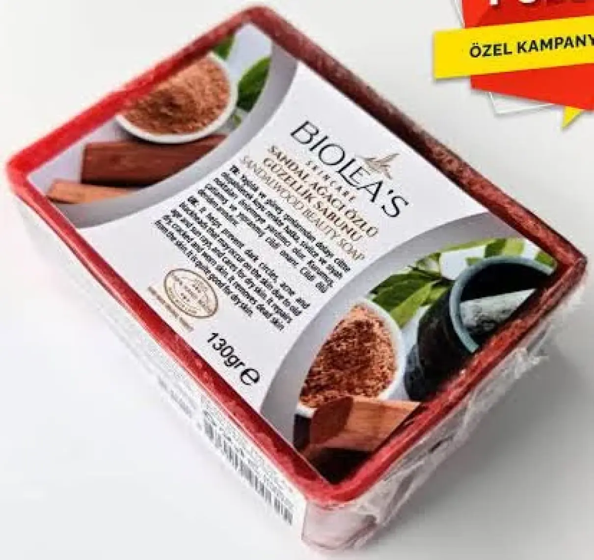 Biolea's Sandal Ağacı Özlü Güzellik Sabunu 130 gr
