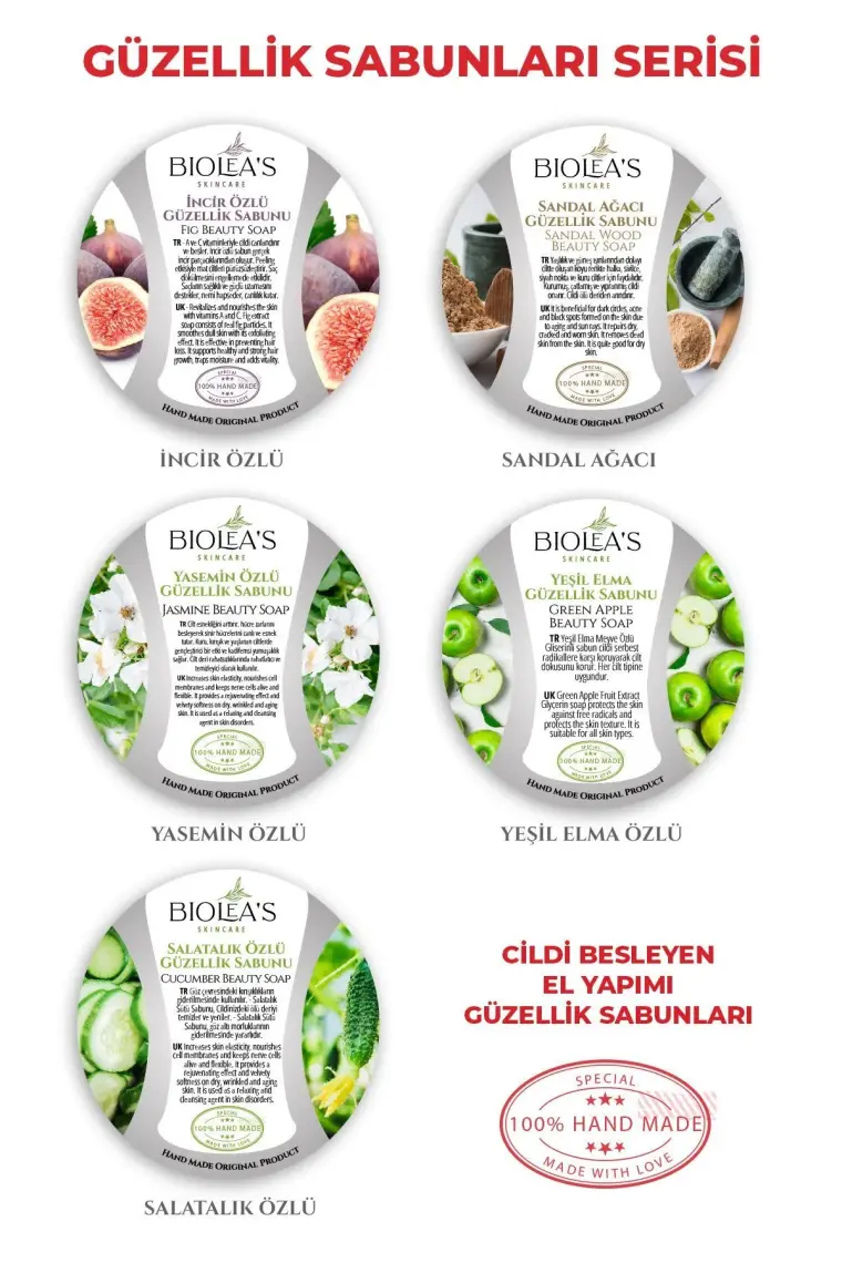 Biolea's Sandal Ağacı Özlü Güzellik Sabunu 130 gr