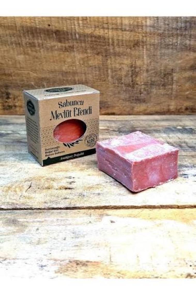 Sabuncu Mevlüt Efendi Saf Zeytinyağlı Doğal Gül Banyo Sabunu 100 gr (1 Adet)