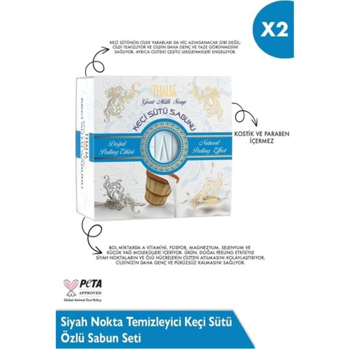 Thalia Siyah Nokta Temizleyici Keçi Sütü Özlü Sabun Seti