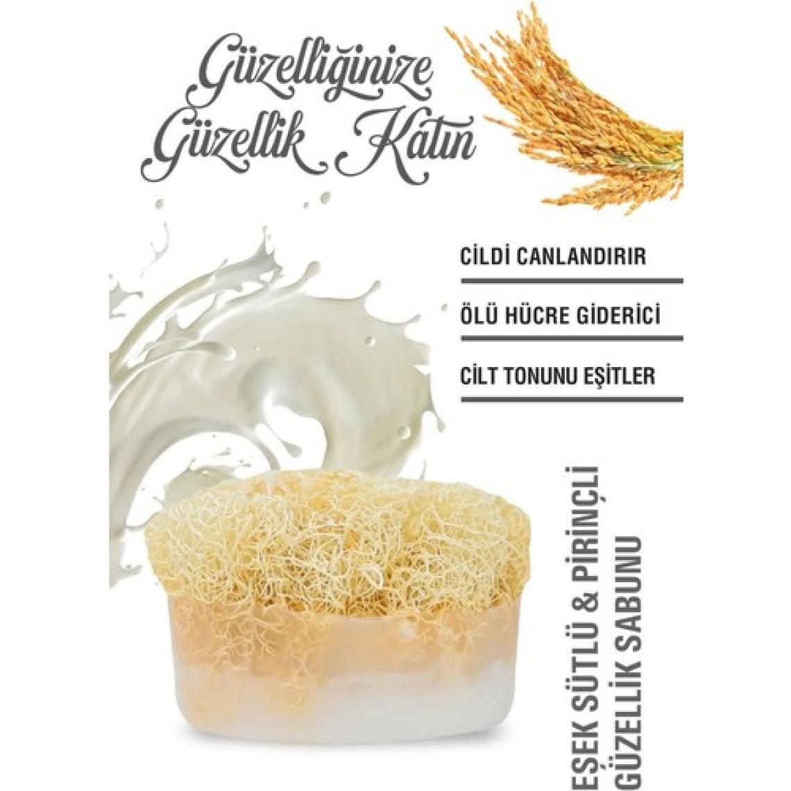 Rise And Shine Eşek Sütlü Pirinçli Güzellik Sabunu - 130 Gr