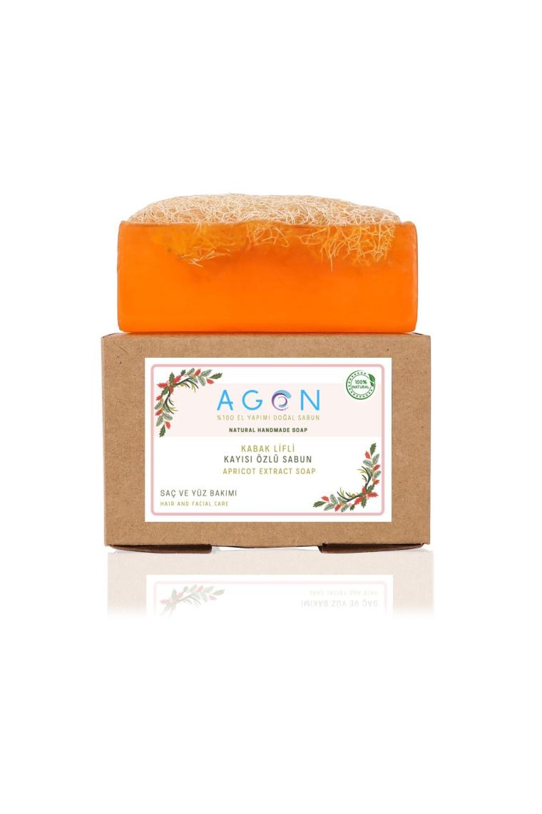 Agon El Yapımı Doğal Kabak Lifli Kantaron Özlü Sabun 120 gr