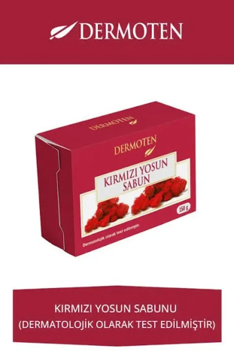 Dermoten Kırmızı Yosun Sabun 150 gr