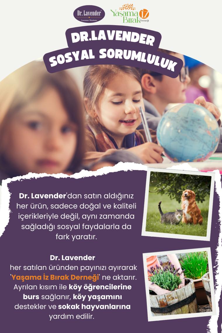 Dr. Lavender Kabak Lifli Eşek Sütlü ve Lavantalı Doğal Sabun 130 Gr. Peeling Etkili