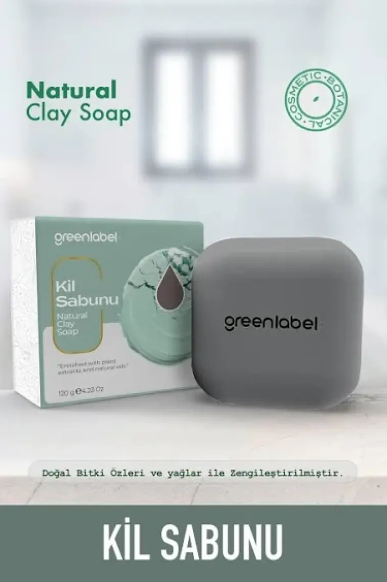 Green Label Kil Sabunu Natural Gözenek Sıkılaştırıcı Ve Nemlendirici 120gr.