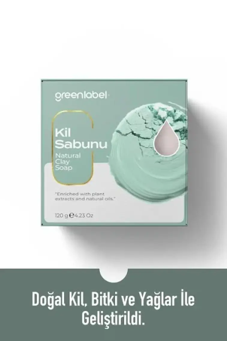 Green Label Kil Sabunu Natural Gözenek Sıkılaştırıcı Ve Nemlendirici 120gr.