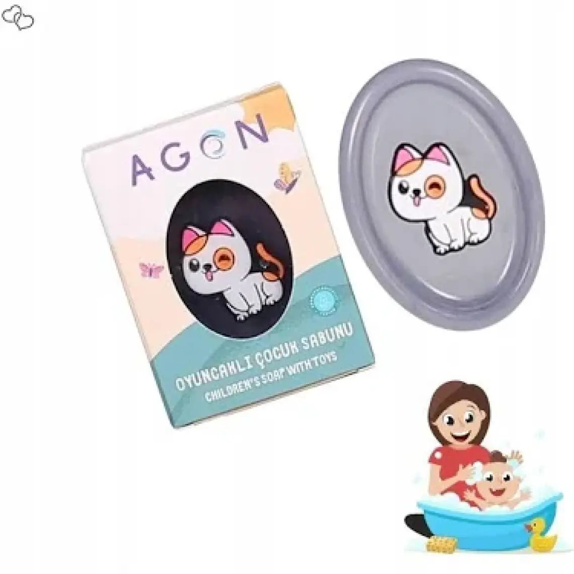 Agon Lavanta Özlü El Yapımı Oyuncaklı Çocuk Sabunu
