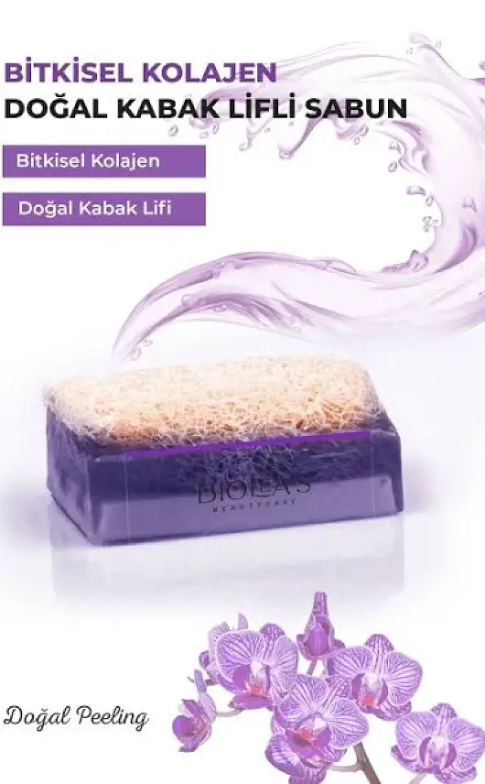 Biolea's Biolea’s Doğal Kabak Lifli Bitkisel Kolajen Sabun 110 gr