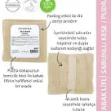 Ravenna Doğal Kabak Lifli Sabunlu Kese Pudra 100 Gram