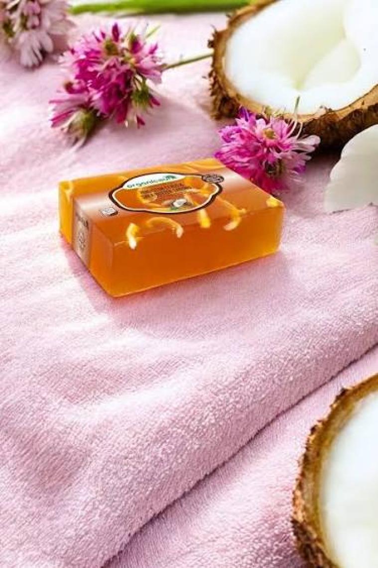 Organicsun Doğal Hindistan Cevizi & Shea Butter Sabunu 140 gr Tüm Cilt Tipleri Için Besleyici ve Onarıcı Etkili