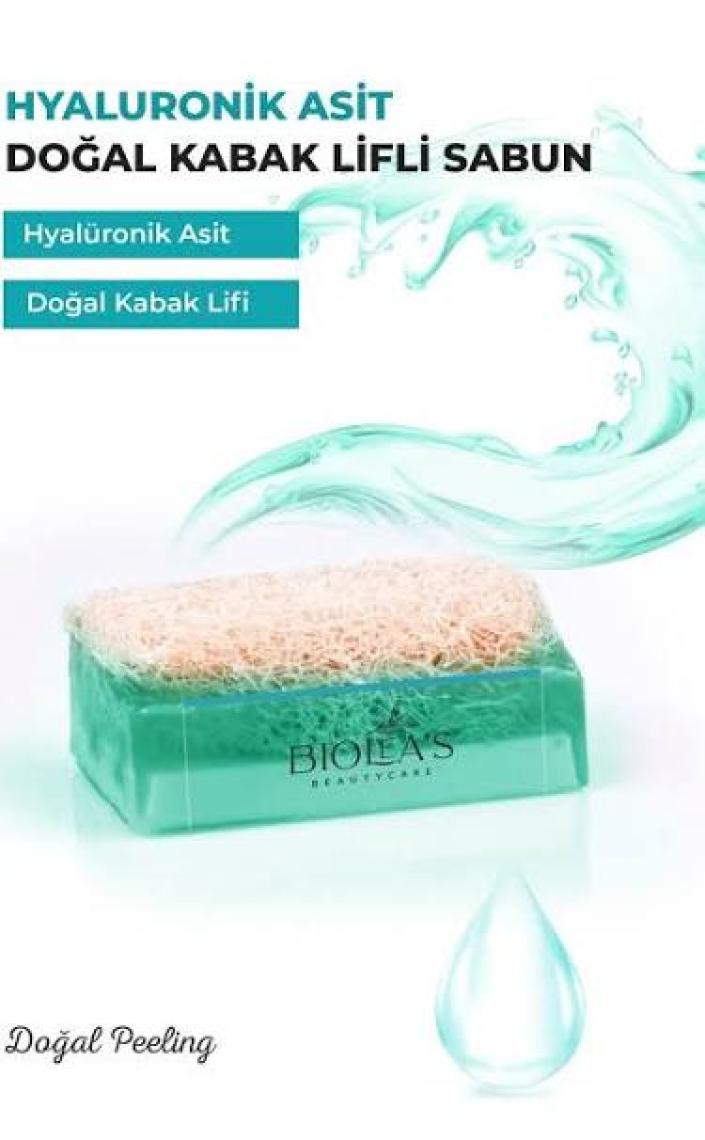 Biolea's Biolea’s Doğal Kabak Lifli Hyalüronik Asit Sabun 110 gr