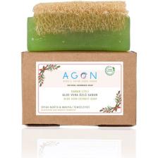 Agon %100 El Yapımı Doğal Kabak Lifli Aloe Vera Özlü Sabun