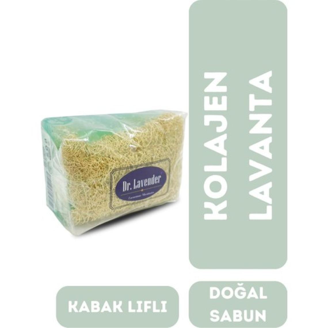 Dr. Lavender Kabak Lifli Kolajen & Lavanta Doğal Sabun 130 Gr. Peeling Etkili