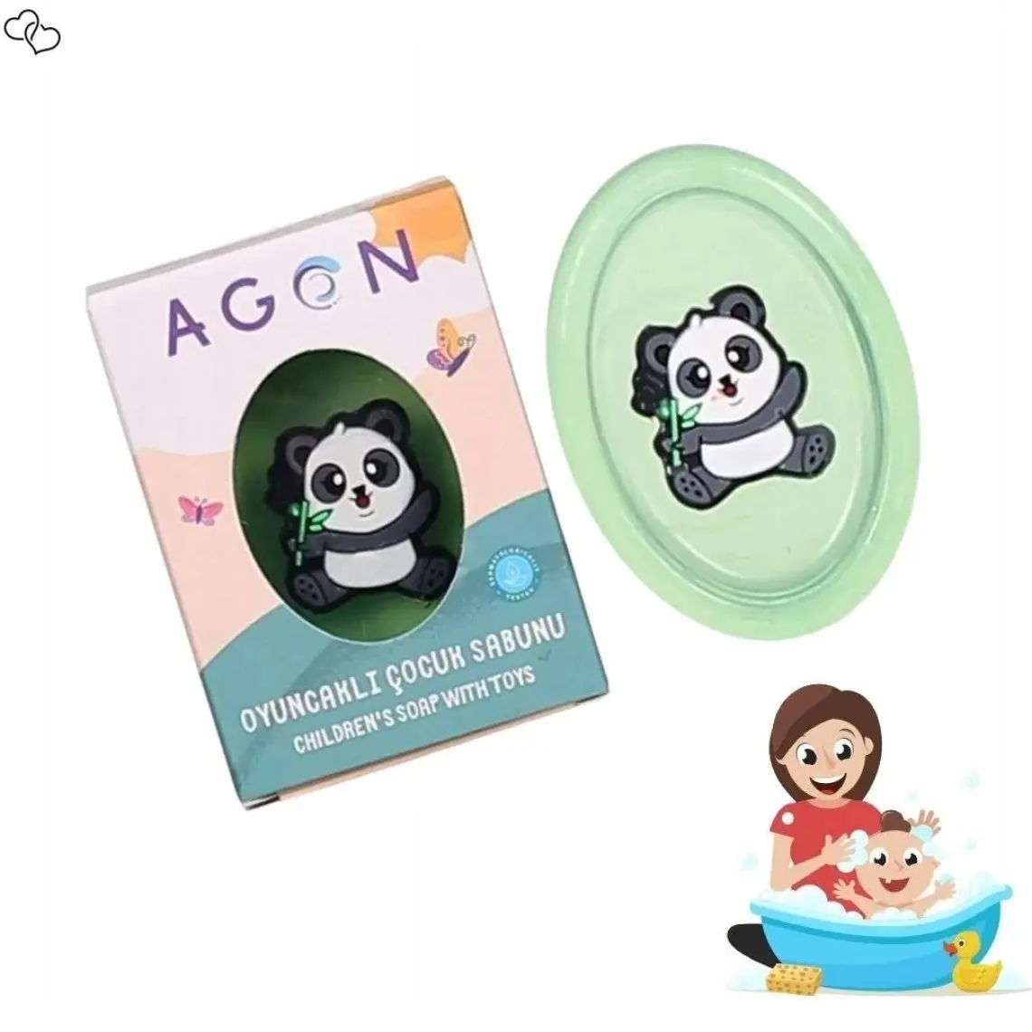 Agon Aloe Vera Özlü El Yapımı Oyuncaklı Çocuk Sabunu